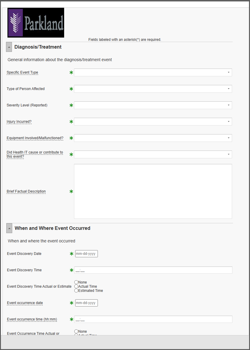 Submission Form